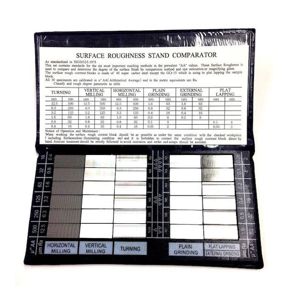 Hhip 30 Piece Composite Set Of Roughness Standards 4101-0030