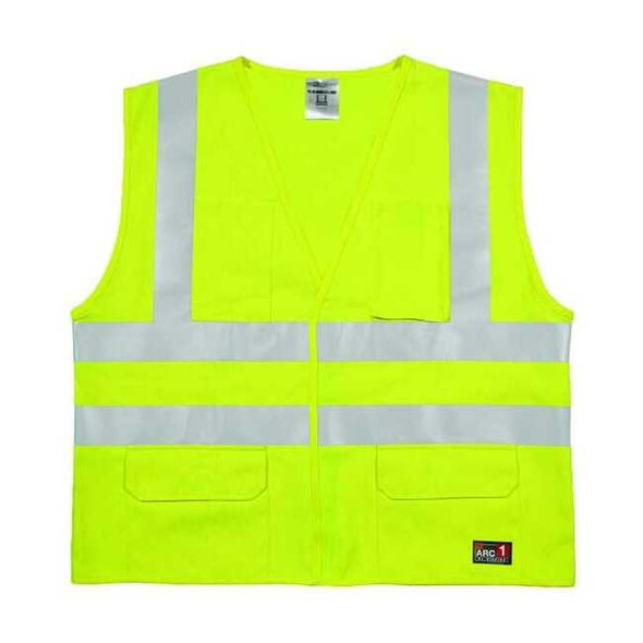 Kishigo High Visibility Vest,Yellow/Grn,2XL/3XL GF188-2X-3X