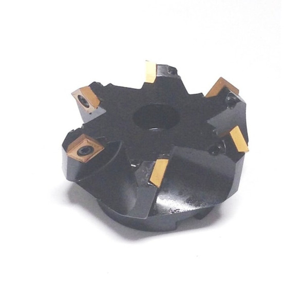 Hhip 3-1-2" X 1 Bore 45 Degree SCMT Indexable Face Mill 2062-3500