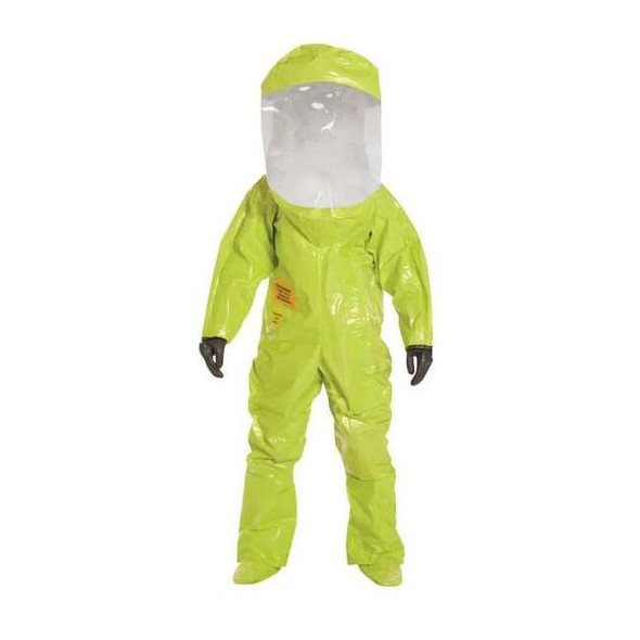 Dupont Encapsulated Training Suit,Lvl A,Front,M TK586SLYMD000100