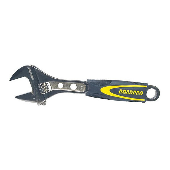 Roadpro Adjustable Wrench, 10", Finish: Black Nickel RPS2012