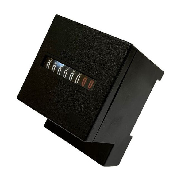 Enm Din Rail Hour Meter,1.89" L,1.89" W T32F71D