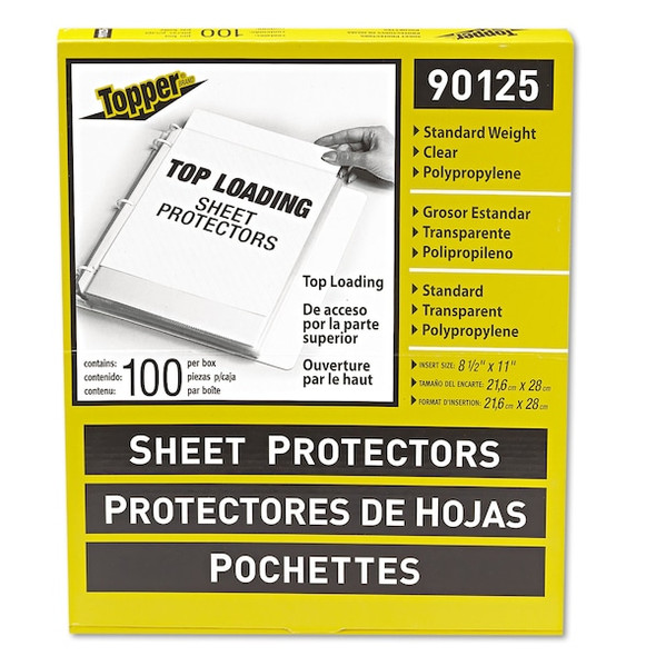 C-Line Products Sheet Protector,11x8.5,Clear,PK100 90125