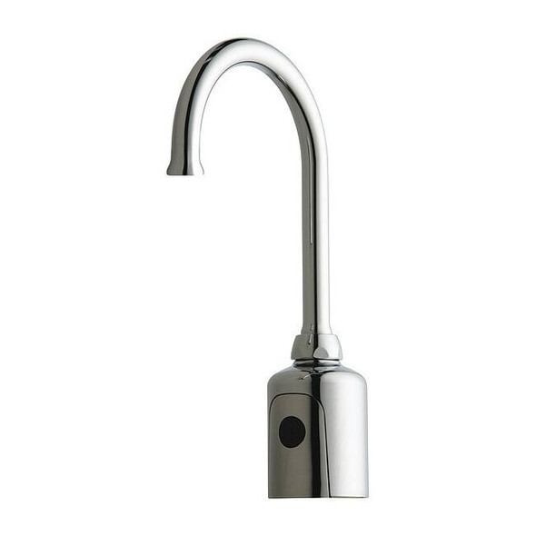 Electronic Sensor Single Hole Mount, 1 Hole Bathroom Faucet, Chrome plated