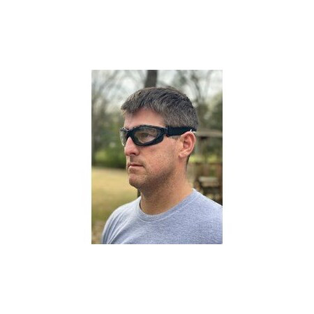 Swagger (RP3), Safety Glasses, Anti-Fog, Clear Lens, Black Frame, Full-Frame