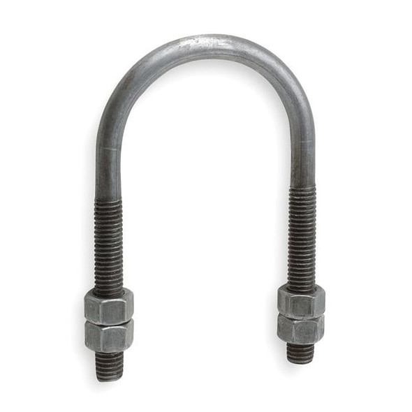 Nvent Caddy U Bolt w/ Nuts,1/2 In,435 lb Max Load 150M0050PL