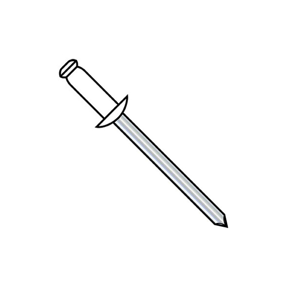 Manufacturer Varies Blind Rivets,1/8x.18-.25 Alum,PK10000 ADS44W