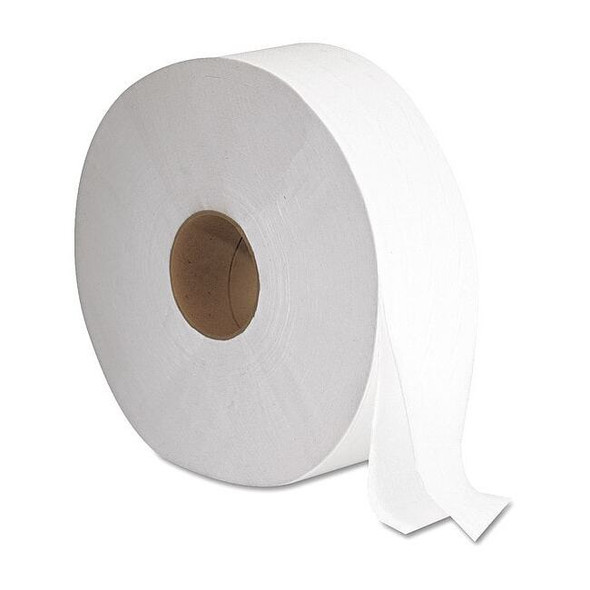 JRT Jumbo Bath Tissue, Septic Safe, 2-Ply, 3.3" x 1,375 ft, White, PK6
