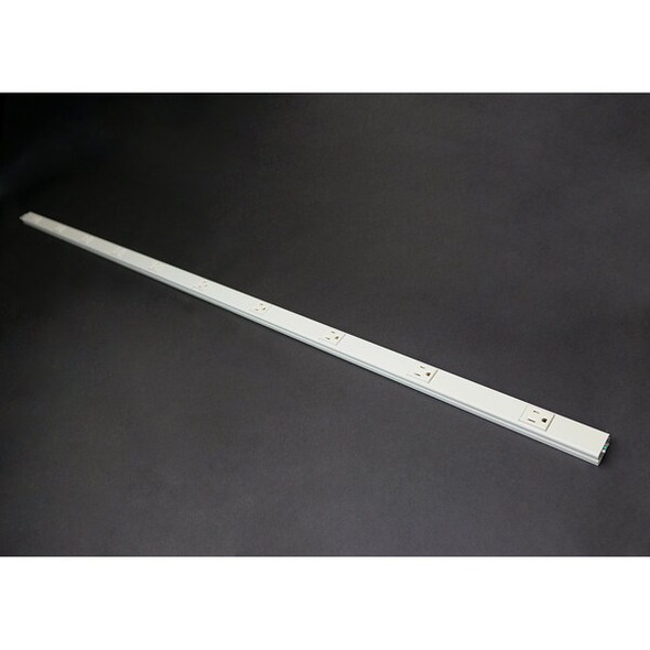 Wiremold Outlet Strip, Plug Converter, 3 ft., Gray G20GB306