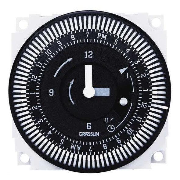 Intermatic Electromechanical Timer,24-Hour,SPDT FM1STUZH-24U