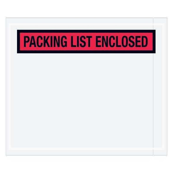 Tape Logic Envelopes,PLE,7x6",Red,PK1000 PL491
