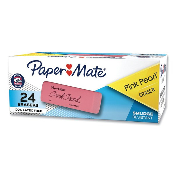 Paper Mate Pink Pearl Eraser,Medium,PK24 70520