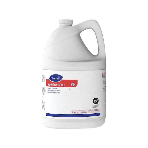 Diversey Power Cleane/Degreaser, 1 Gal Jug, Liquid, Red, 4 PK 100870948