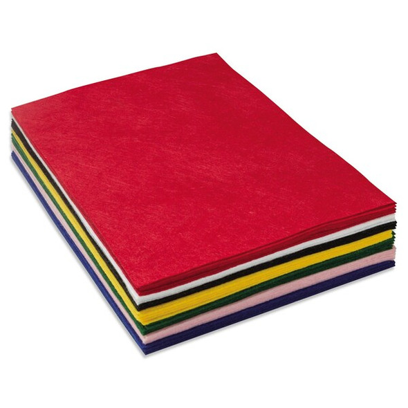 Chenille Kraft Felt Sheets,9x12,Assorted,PK30 3904