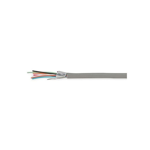Power Limited and Communication Cable, 8 C, Yellow, PVC, 1000 ft.