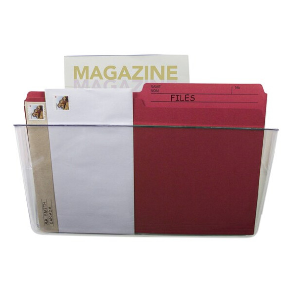 Storex Wall File,Clear 70213U06C