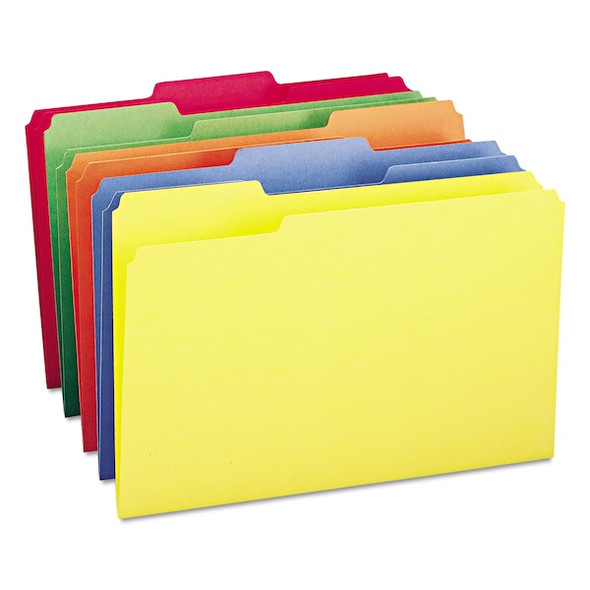 Smead Folders,Reinforced Tab,Yellow,PK100 17934