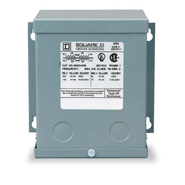 Buck Boost Transformer, 750 VA, NEMA 3R, 12/24V AC, 120/240V AC