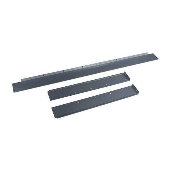 Manufacturer Varies Side/Back Rail Kit,60W x 30D x 3H,Gray 5W676