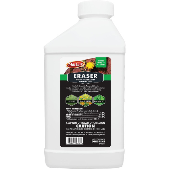 Martin's Eraser 1 Pt. Concentrate Weed & Grass Killer 82004317