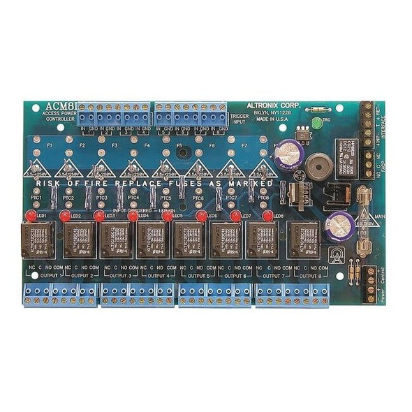 Altronix Access Power Controller 8 PTC Trigger ACM8CB