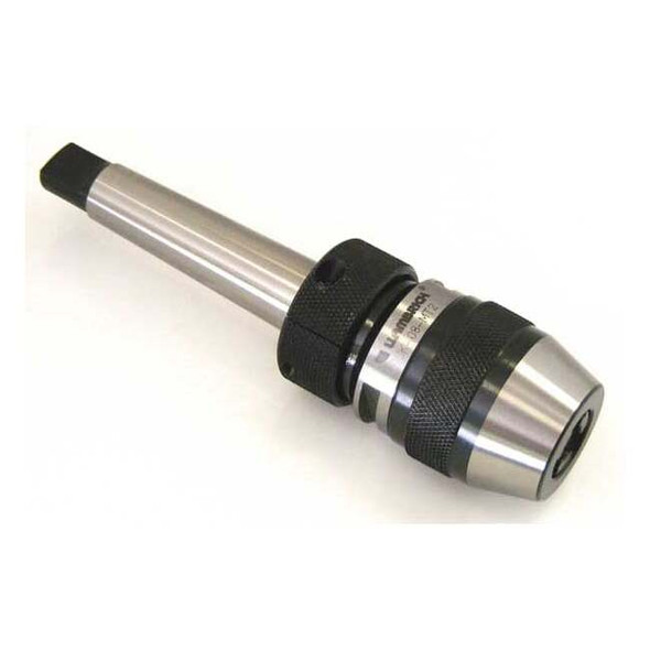 Keyless High Torque Drill Chuck 0.512" Cap., R8 Mount Size, Steel