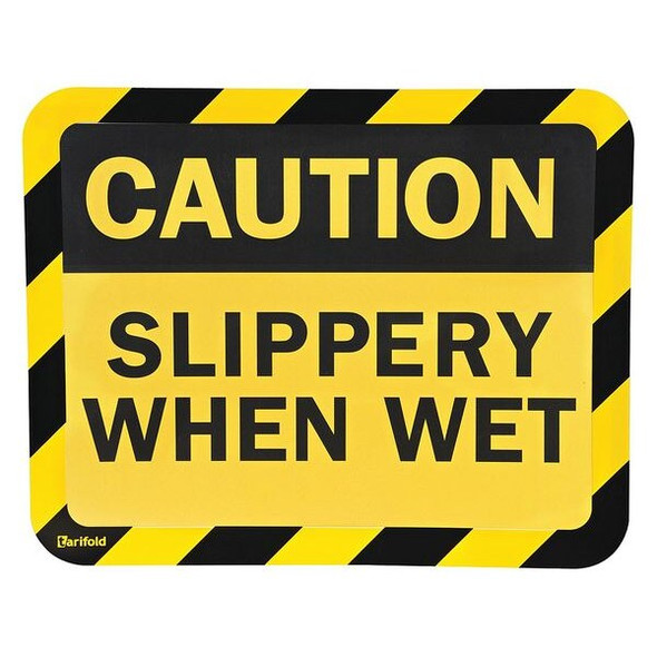Tarifold Sign Holder, Adhesive, Slippery, PK2 P194994SW