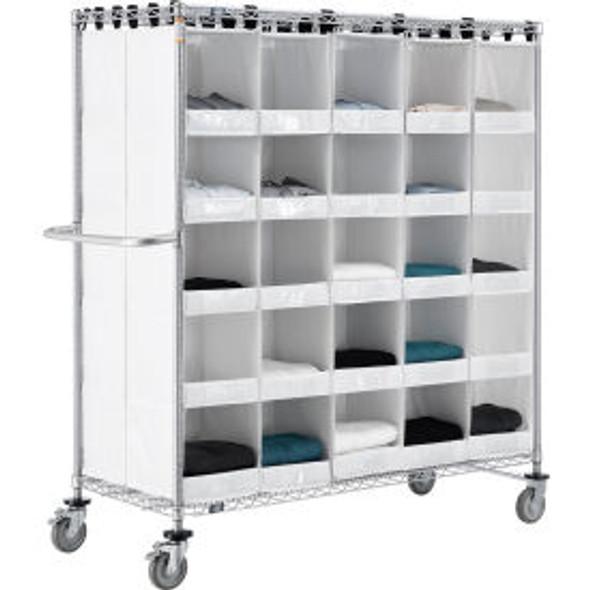 Nexel Stock Picking Truck Back To Back 50 Cells 60""L x 24""W x 69""H White