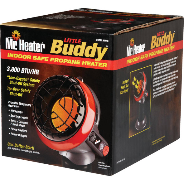 MR. HEATER Little Buddy 3800 BTU Radiant Propane Heater