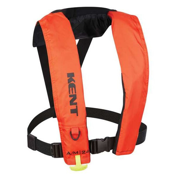 Kent Safety Life Jacket,Universal,22.5lb,CO2,Orange 132002-200-004-19 Kent Safety Life Jacket,Universal,22.5lb,CO2,Orange 132002-200-004-19