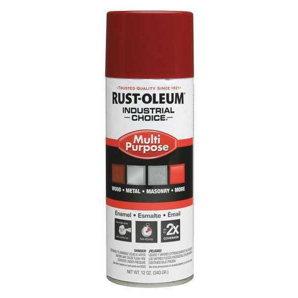Rust-Oleum Spray Paint, Banner Red, Gloss, Solvent, 12 oz 1666830