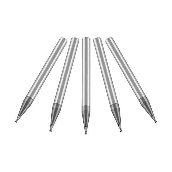 Micro 100 Carbide End Mill, 0.005, Cut 0.007, 2 FLT SME-005-2