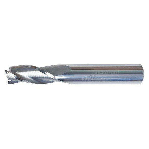 Micro 100 Carb End Mill, 1.00mm, 3FL, CC, Uncoated GEMM-010-3