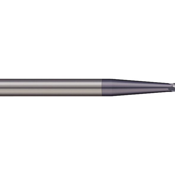Micro 100 Carbide End Mill,Dia 3/8 In,Cut L 7/8 In BEM-375-02X