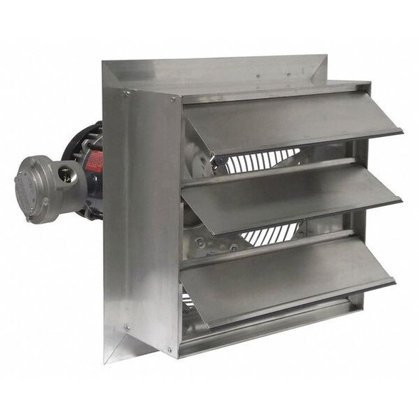 Canarm ShtMt Hzd ExhFn,14In Bl,Alm,115/208-230V AX14-4