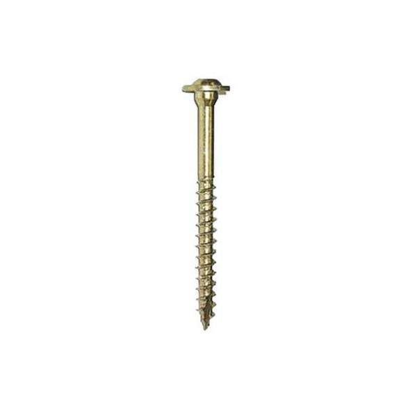 Deck Screw, 5/16 in x 2-1/2 in, Climatek, Flange Round Head, Torx Drive, 600 PK