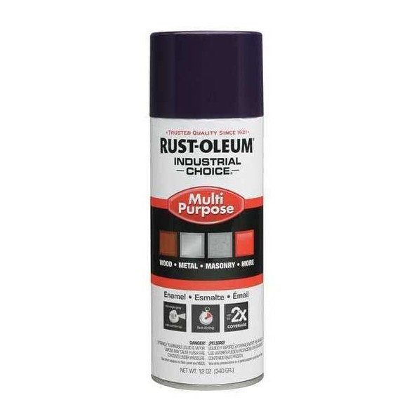 Rust-Oleum Spray Paint, Purple, Gloss, Solvent, 12 oz 257399