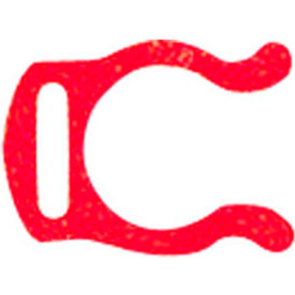 John Guest 1/4 Tube Red Plastic Locking Clip 100/PK