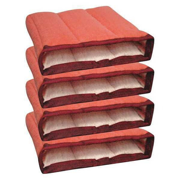 Baldwin Filters Air Filter,18-3/4 x 5 in.,PK4 BA3964(4)