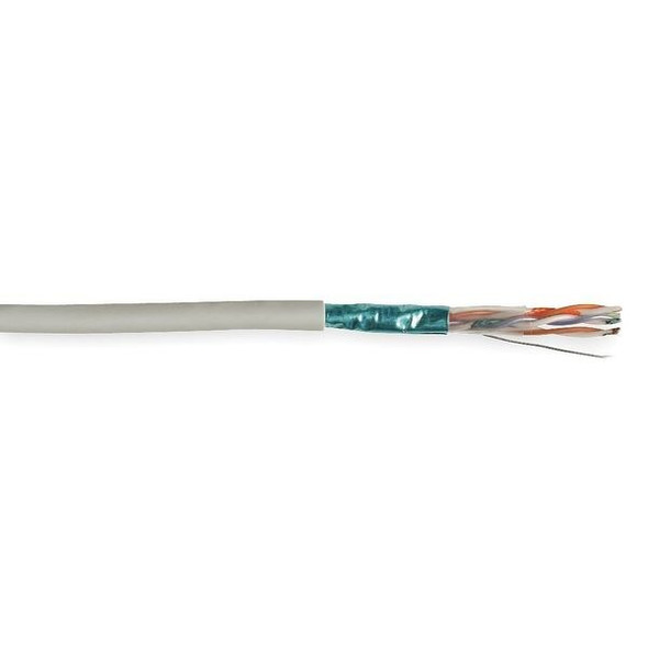 Genspeed Cable,Cat 5e,24 AWG,1000 ft,White 2133774E