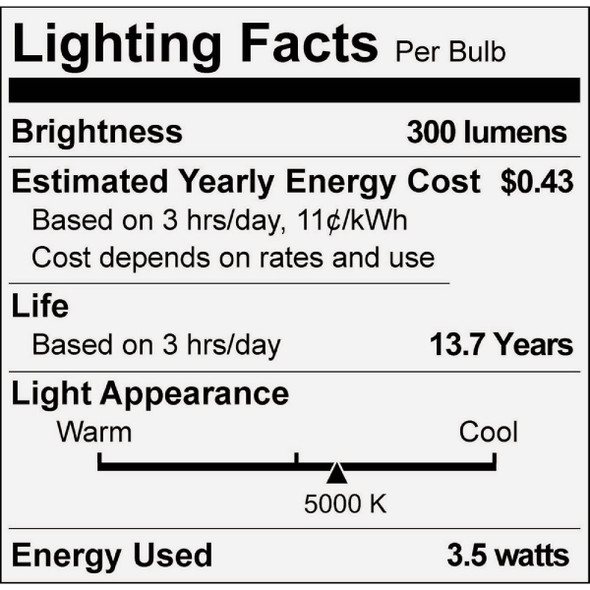 Philips 3pk B11 E26 Dl Led Bulb 588566 567099