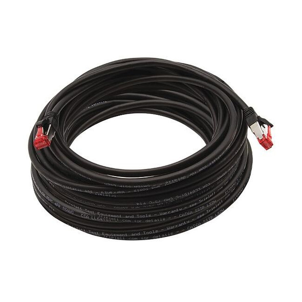 Triplett Voice and Data Patch Cable,6A,10 GBps CAT6A-100BK