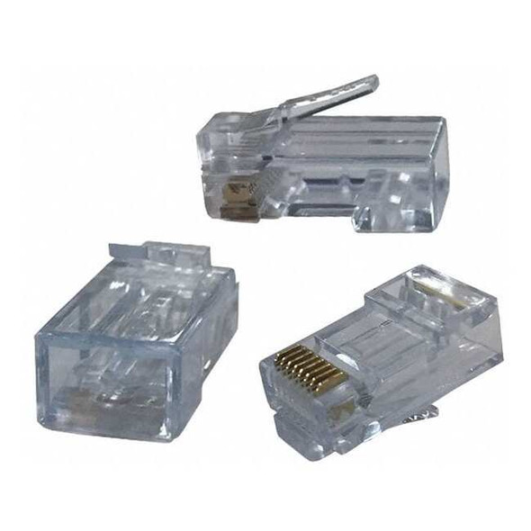 Triplett Pass Thru Modular Plug,RJ45 Type,PK50 CAT5-HSP