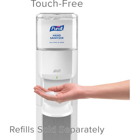 PURELL&reg; Messenger Sanitizing Gel Dispenser Stand 7308DSSLV SPR-GOJ7308DSSLV