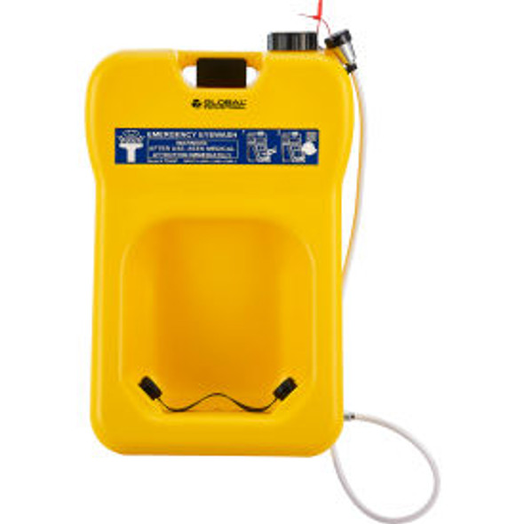 Global Industrial Gravity Fed Portable Eyewash Station 20 Gallon