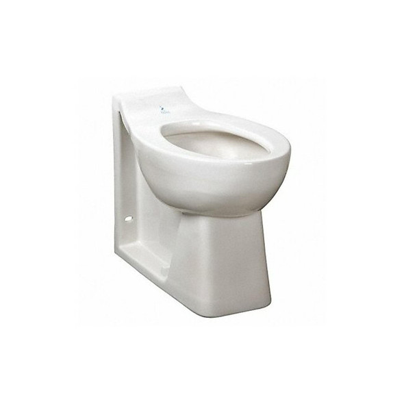 Toilet Bowl, 1.6 gpf, Flush Valve, Floor Mount, Elongated, White