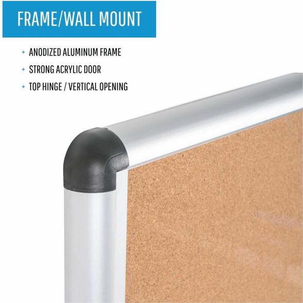 MasterVision SlimLine Bulletin Board VT380101150 SPR-BVCVT380101150