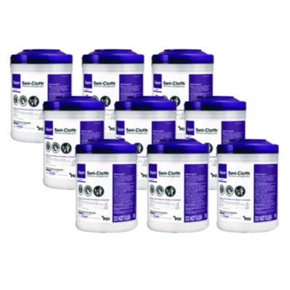 Sani Professional® WIPES,PDI SANI,SUPER,12 NIC Q55172