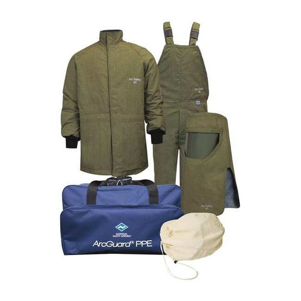 Enespro Arc Flash Protection Clothing Kit,XL KIT4SCLT40NGXL