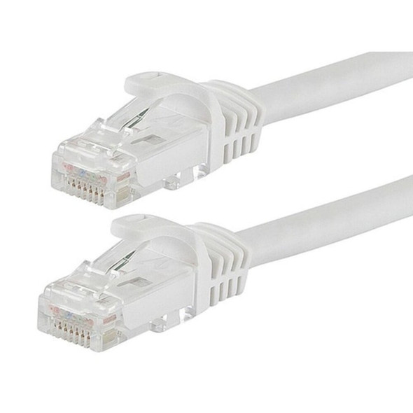Monoprice Patch Cord,Cat 6,Flexboot,White,50 ft. 9818